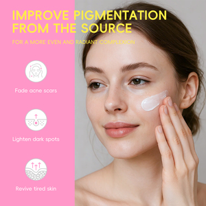 LAIKOU 5 en 1 Glow up Super <span class=keywords><strong>Cream</strong></span> Vitamina C Colágeno Péptidos Ácido Ferúlico HA Glutatión Aclarar Manchas Oscuras Crema Facial - Product Image 3