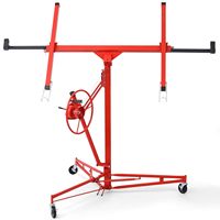 2025 nouveau panneau élévateur cloison sèche ascenseur 75 degrés inclinable réglable 1.44 à 3.35m 130Lbs capacité Portable plafond panneau palan