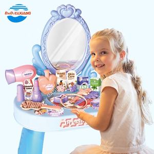 2024 nouvelle tendance semblant jouer <span class=keywords><strong>glace</strong></span> thème filles beauté commode Table maquillage jouet jouer ensemble <span class=keywords><strong>avec</strong></span> lumière musique son - Product Image 4