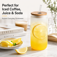 Gobelet en verre givré de 12 oz, personnalisable avec impression, en forme de canette, prêt à l'emploi, pour cadeau de mariage, de demoiselle d'honneur ou de fête de pendaison de crémaillère