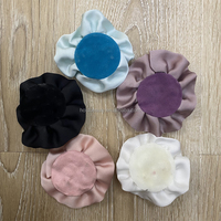 Fleur de ruban de satin faite à la main élégant cadeau artisanal fleurs de satin bouquet éternel