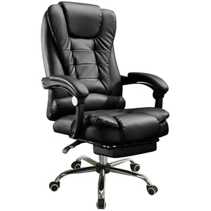 Chaise de bureau BOSS exécutive minimaliste à dossier haut à bas prix avec design ergonomique en mousse PU réglable et roues - Product Image 2