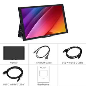 FEELWORLD DH101 USB-C <span class=keywords><strong>Portable</strong></span> <span class=keywords><strong>Externe</strong></span> 10 pouces USB moniteur 10.1 Ultra Lumineux Dslr Caméra Champ <span class=keywords><strong>Écran</strong></span> Tactile 4kUsb Moniteur - Product Image 5