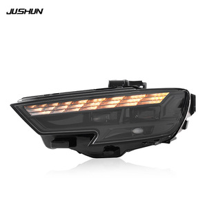 Ensemble de phares Jushun Audi A3, feux de jour LED, clignotants dynamiques, 2017-2020 - Product Image 1