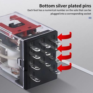 SHSNAO 小型中型電磁リレー 14 ピン SA4NGS 低電力 10A 380V - Product Image 4
