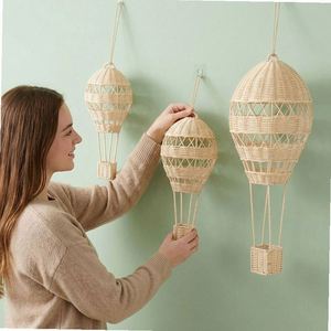 Décorations Blanches Tendance : Panier <span class=keywords><strong>Mural</strong></span> Doré en Osier, Lot de 3 Pièces Modernes - Product Image 5