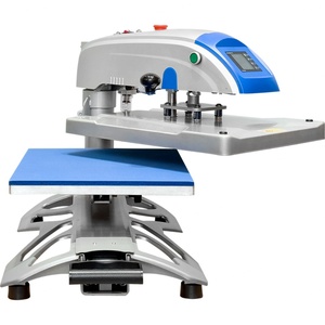 Presse à chaud pneumatique automatique pour transfert thermique sur T-shirts, type pivotant 16x20 - Product Image 6