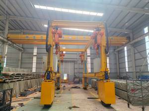 Grue portique électrique/hydraulique à pneus en caoutchouc 20/35/40/80 tonnes, transpalette motorisé pour usage intérieur/extérieur, marque Yiteng - Product Image 4