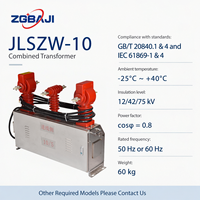 BAOJIN JLSZW-10 Transformateur combiné triphasé 50Hz 6/10/11kV 100/110/220V avec boîtier de comptage électronique