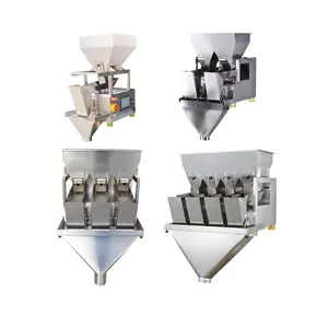 Flexible easy operation factory economic smart 1 2 3 4 head lane linear weight filler weigher scale supplier 5-1kg coffee beans