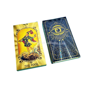 Bán buôn bài chơi mạ vàng 999.9, bài Tarot mạ vàng 24k có sẵn trong kho - Product Image 2