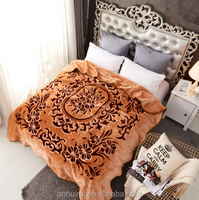 200x240 cm bett blatt/1,2 kg kissen fall/doppel lagen eine seite geprägt nerz bettwäsche set