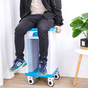 Carrito de Archivo Médico Mu Zixing de ABS con Ruedas, 20 Niveles, Almacenamiento Extraíble, Carrito de Hospital - Product Image 1