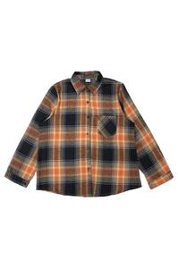 Chemise en flanelle à manches longues pour hommes, à carreaux, infroissable, en sergé, style décontracté chic, service OEM, vente en gros - Product Image 2