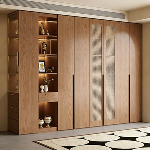 Armario de Madera Maciza Personalizado de Fábrica BALOM, Mueble de Dormitorio Duradero para Apartamento, Villa y Hotel - Product Image 1