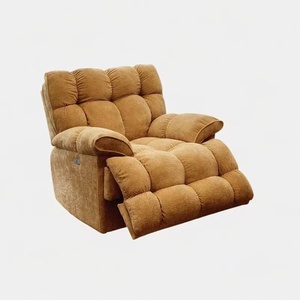 Fauteuil inclinable en peluche multicolores EMMA pour salons de manucure et hôtels - Product Image 2