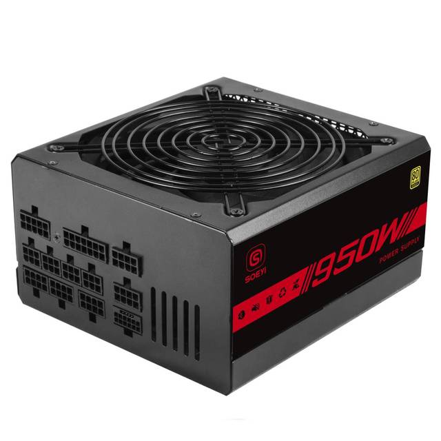 Soeyi Custom 80+ Gold 950 Watt ATX Fully Modular Power Supply With CertifIcation ROHS CE PSU