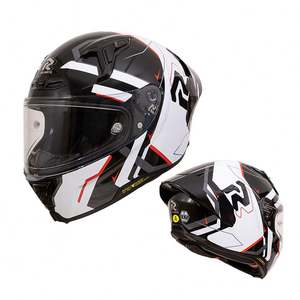 <span class=keywords><strong>Casco</strong></span> de carreras negro personalizado, techo de cabeza completa de estilo alemán para motocicleta/motocicletas de Turismo, suministros, cascos de carreras - Product Image 4