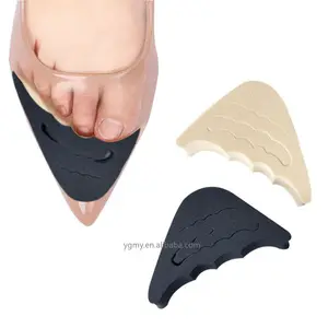 Amazon Hotselling Voorvoet Insert Pad Voor Vrouwen Hoge Hakken Teen Plug Half Spons Schoenen Kussen Voeten Filler Inlegzolen Anti-pijn Pads