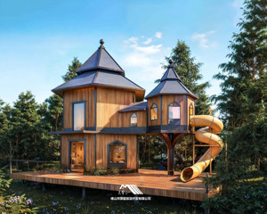 Villa Prefabricada de Aluminio con Diseño Moderno, Impermeable y Resistente al Fuego para Resorts de Glamping y Parques de <span class=keywords><strong>Vacaciones</strong></span> - Product Image 4