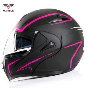 Casco Integrale in Fibra di Carbonio <span class=keywords><strong>VIRTUE</strong></span> DOT Approvato con Doppia Lente e Visiera in ABS Nuovo Standard Nazionale Taglia S <span class=keywords><strong>VIRTUE</strong></span>-808 per Moto - Product Image 6