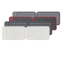 Nouveau clavier sans fil pliable intelligent, portable, rechargeable, mini clavier rétractable ultra-fin USB Type-C