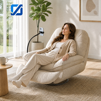 Fauteuil inclinable moderne en tissu, électrique et manuel, idéal pour le mobilier de salon