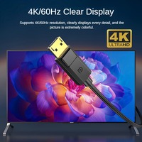   Câble DP mâle vers DP pour PC portable, compatible 5m 4K 60Hz