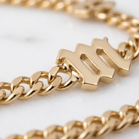 Collar con Letras Espaciadas Personalizadas, Iniciales en Estilo Inglés Antiguo, Chapado en Oro de 18K, Acero Inoxidable, Soldadura sin Costuras, Joyería con Nombre para Mujer