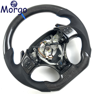 Für Lexus IS200 IS250 IS300 RX350 ISF Maßgefertigtes Carbon-Lenkrad mit Schwarzem Leder Bezogen - Product Image 2