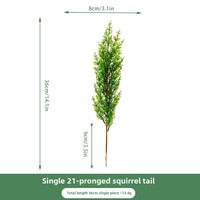 Petite décoration de Noël unique Aiguilles de pin artificielles Plantes aquatiques Simulé Cyprès Bouquets de pin Plantes aquatiques Verdure
