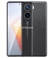 Lichicase Premium cuir caméra garde étui de téléphone portable pour vivo V29e anti-dérapant Silicone couverture
