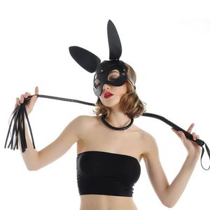 Niusida nouvelles femmes <span class=keywords><strong>lapin</strong></span> filles couvre-chef accessoires Halloween mascarade fête visage bouclier <span class=keywords><strong>Sexy</strong></span> cuir noir <span class=keywords><strong>lapin</strong></span> <span class=keywords><strong>masque</strong></span> décoratif - Product Image 4