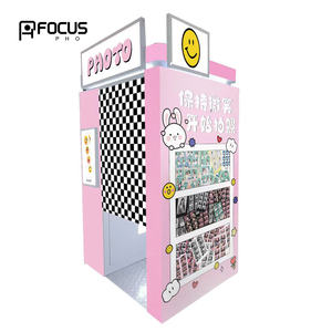 كابينة تصوير فورية بصندوق وبملصقات من المُصنّع JLJ بمظهر قابل للتخصيص وميزة الخدمة الذاتية - Product Image 3