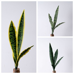 Plante artificielle CallaFloral, plante serpent verte à branche unique en PVC, plante décorative d'intérieur - Product Image 3