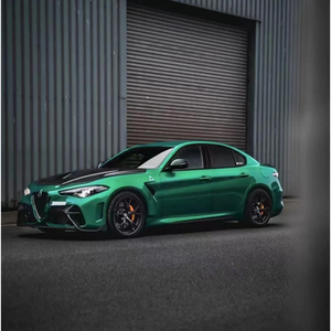 Kit carrosserie pour Alfa Romeo Giulia, style <span class=keywords><strong>GTA</strong></span>, pare-chocs avant en fibre de carbone, capot moteur, garde-boue - Product Image 6