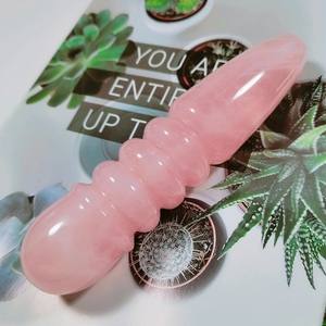 Made in China Schwarzer Obsidian <span class=keywords><strong>17</strong></span>-18cm Zauberstab für Frauen Körper massage Straight Stick - Product Image 3