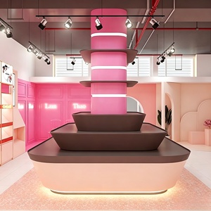 Cosmetics Skincare Shop Showcase Custom Interior Design Shelves Display Racks Perfume Display <b>Cabinet</b> Furniture Store decoration - Product Image 6