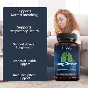 Oem nhãn hiệu riêng mullein lá chiết xuất viên nang thảo dược tự nhiên cai nghiện cho người lớn phổi làm sạch cho người hút thuốc không cho phụ nữ mang thai - Product Image 5