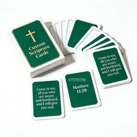 Cartes de Prière Personnalisées avec Citations Encourageantes de la Bible – Cadeau Chrétien pour Baptême