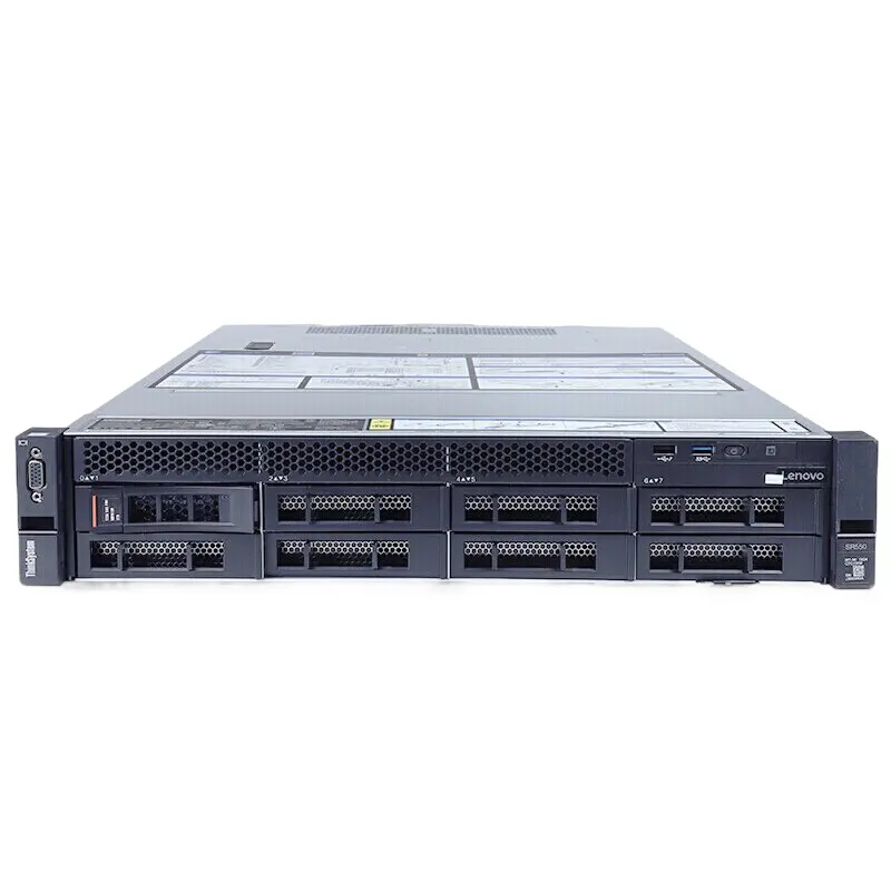 Lenovo-servidor Thinksystem SR550, tipo estante, 2U, servidor de datos de red, nuevo