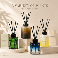 Diffuseur de parfum d'ambiance haut de gamme 300 ml avec bouteille en verre et bâtonnets aromatiques naturels pour boutiques, hôtels, spas, OEM, marque privée