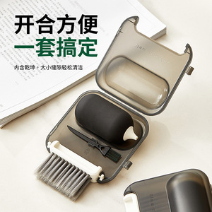 Crevice Cleaning Kit Portable Dust Blower Keyboard Sweeper Soft Brush Set For Home Office Electronics Cleaning - Product Image 2