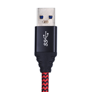 Lung Kay <b>Usb</b> 3.0 Data <b>Cable</b> Nylon Braided Extension For Computer External Hard Drive - Product Image 3