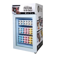 Congélateur à glace commercial compact SD50B 50L, refroidissement direct, mini vitrine avec porte vitrée pour magasin de détail