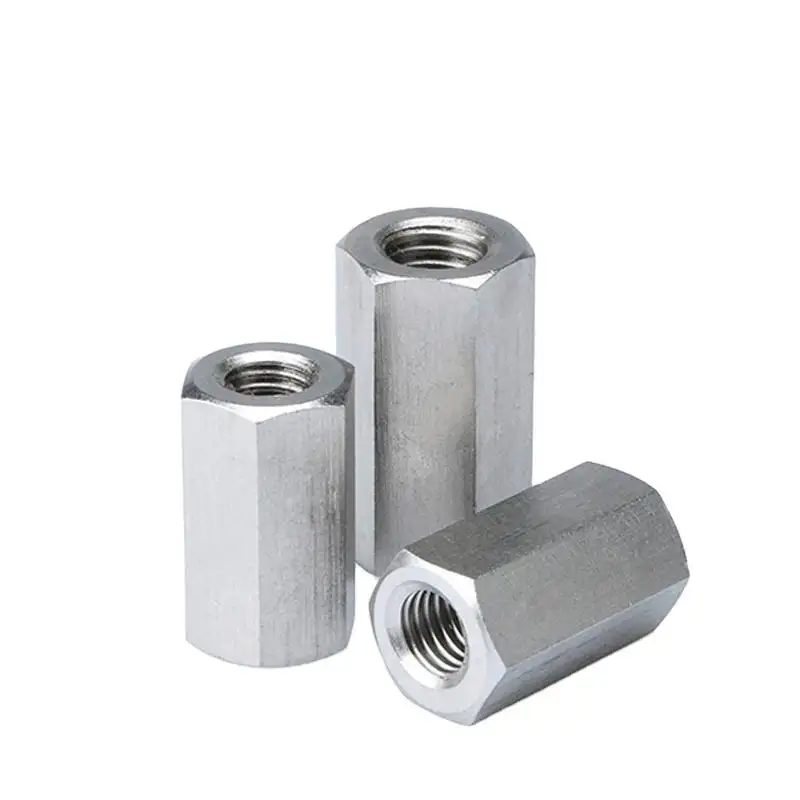Factory Professional Manufacturing Din6334 Long Nut Hex Nuts Galvanized Hexagon Coupling Nuts
