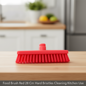 Spazzola per Alimenti Rossa 28 Cm con Setole Dure per Pulizia in Cucina - Product Image 3