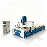Machine de fraisage CNC ATC WS-2060 directe usine, table à vide multifonctionnelle, entraînement par servomoteur 9KW haute vitesse, aluminium et plastique