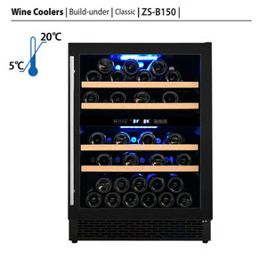 Estante de madera de haya para vino tinto, blanco, champán o vino espumoso, venta al por mayor, 53 botellas, ce - Product Image 2