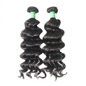 Perruques V-Part Pré-Collées Sans Colle Cheveux Humains Vierge Indiens Remy Lisses Yaki Relaxés Double Trame Faite à la Machine Permanente Toutes Couleurs 100g - Product Image 1